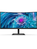 Monitor Profesional Ultrapanorámico Curvo Philips 346E2CUAE 34"/ UWQHD/ Multimedia/ Regulable en altura/ Negro