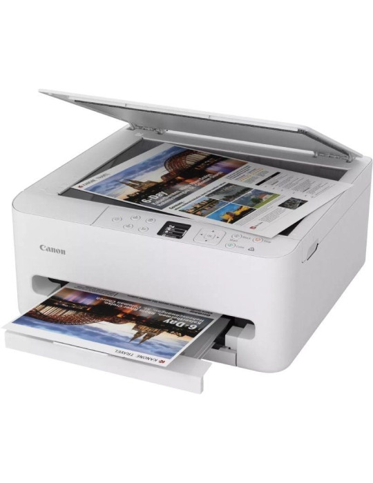 Multifunción Fotográfica Canon PIXMA TS6550i WiFi/ Dúplex/ Blanca