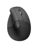 Ratón Vertical Inalámbrico Logitech Lift Vertical Ergonomic Mouse/ Hasta 4000 DPI/ Grafito