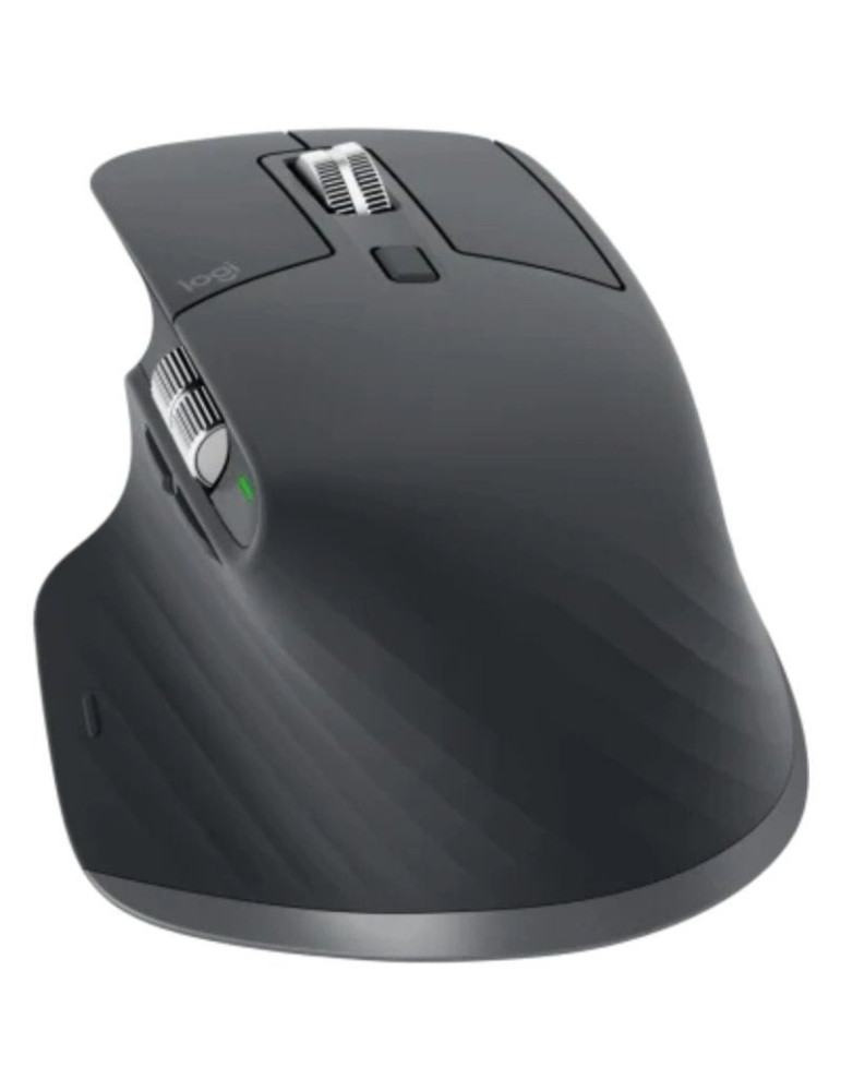 Ratón Ergonómico Inalámbrico Logitech MX Master 3S For Business/ Batería recargable/ Hasta 8000 DPI/ Grafito
