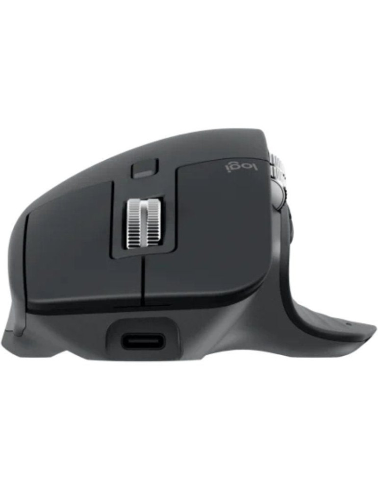 Ratón Ergonómico Inalámbrico Logitech MX Master 3S For Business/ Batería recargable/ Hasta 8000 DPI/ Grafito
