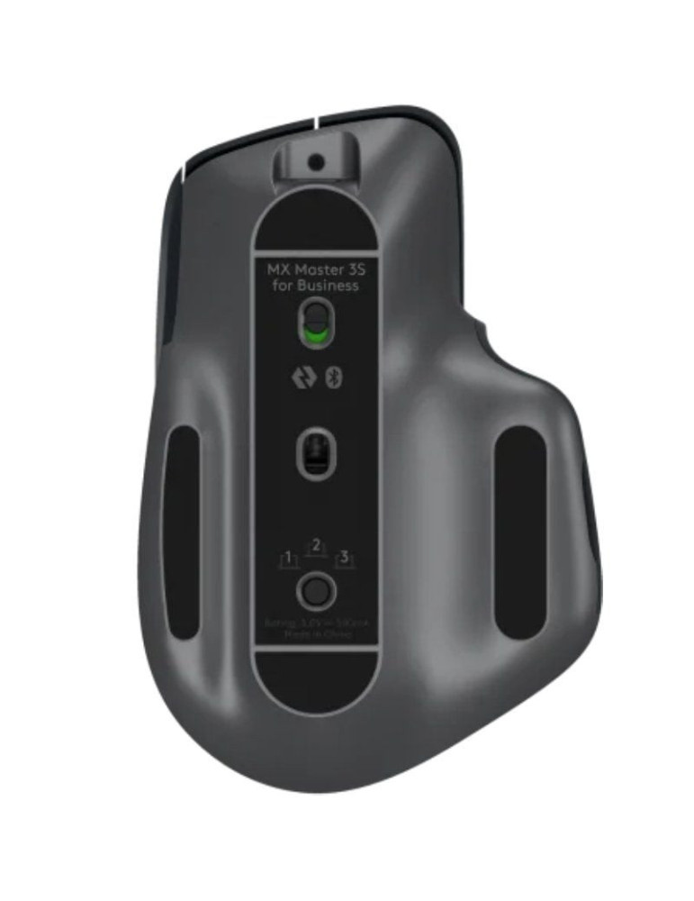 Ratón Ergonómico Inalámbrico Logitech MX Master 3S For Business/ Batería recargable/ Hasta 8000 DPI/ Grafito
