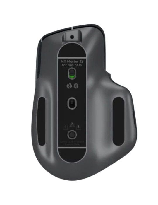 Ratón Ergonómico Inalámbrico Logitech MX Master 3S For Business/ Batería recargable/ Hasta 8000 DPI/ Grafito