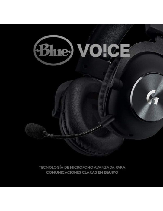 Auriculares Gaming con Micrófono Logitech G Pro X/ Jack 3.5/ USB/ Negros
