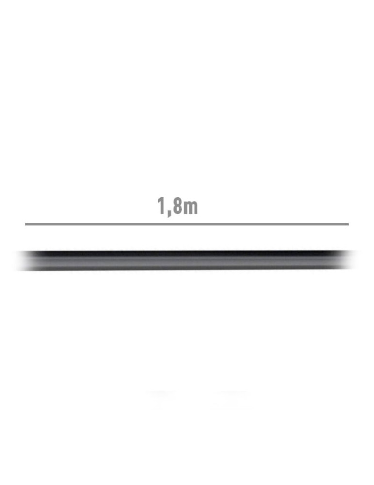 Cable USB 2.0 Impresora Aisens A101-0006/ USB Tipo-B Macho - USB Macho/ 1.8m/ Negro