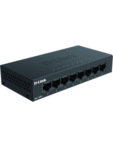 Switch D-Link DGS-108GL 8 Puertos/ RJ-45 10/100/1000 2