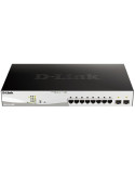 Switch Gestionable D-Link DGS-1210-10MP 10 Puertos/ RJ-45 10/100/1000/ PoE/ SFP