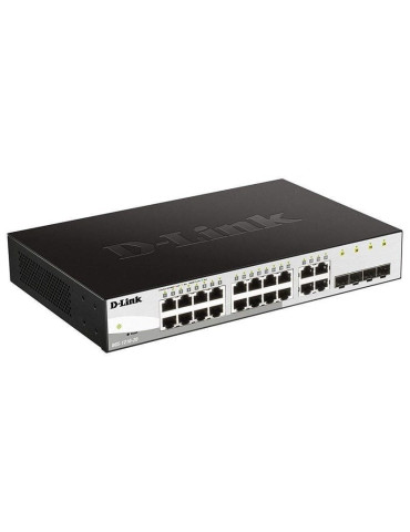 Switch D-Link DGS-1210-20/ 20 Puertos/ RJ45 10/100/1000/ SFP 2