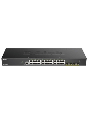Switch Gestionable D-Link DGS-1250-28X 28 Puertos/ RJ-45 Gigabit 10/100/1000/ SFP