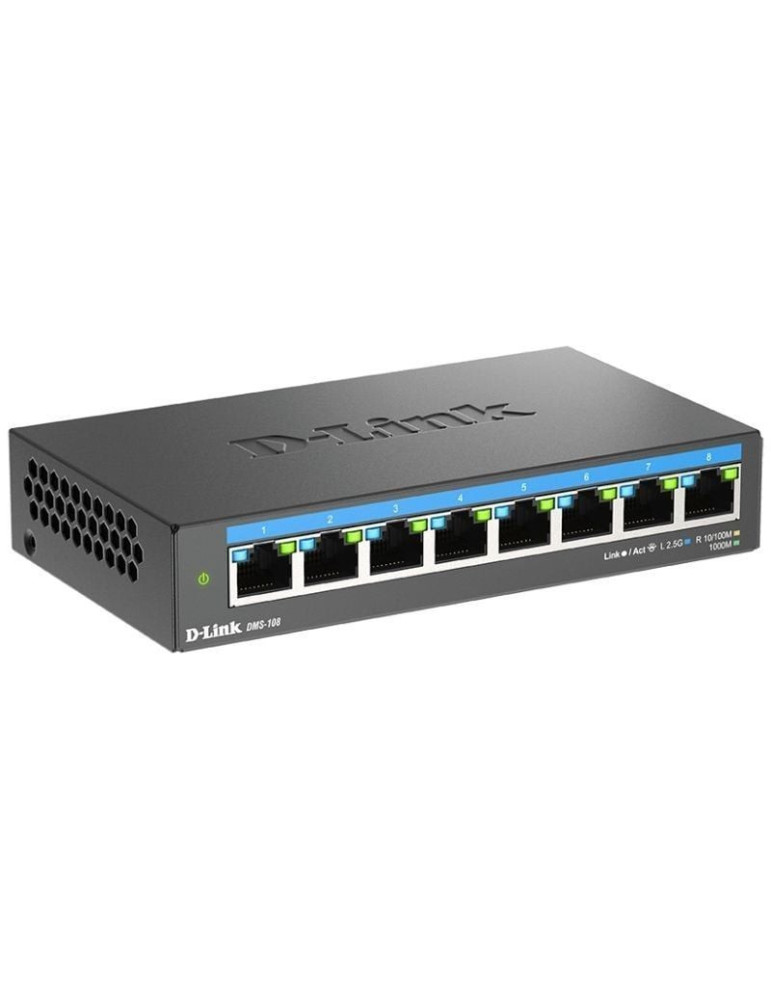 Switch D-Link DMS-108 8 Puertos/ RJ-45 10/100/1000/2.5 Gbps