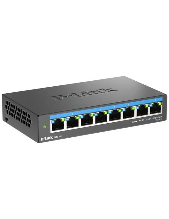 Switch D-Link DMS-108 8 Puertos/ RJ-45 10/100/1000/2.5 Gbps