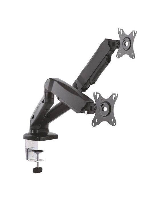 Soporte de Mesa con Contrapeso para 2 Monitores Aisens DT27TSR-045/ Giratorio/ Inclinable/ hasta 9kg