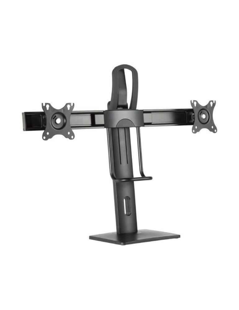Soporte de Sobremesa con Contrapeso para 2 Monitores Aisens DT27TSR-065/ Giratorio/ Inclinable/ hasta 6kg