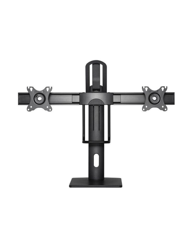 Soporte de Sobremesa con Contrapeso para 2 Monitores Aisens DT27TSR-065/ Giratorio/ Inclinable/ hasta 6kg