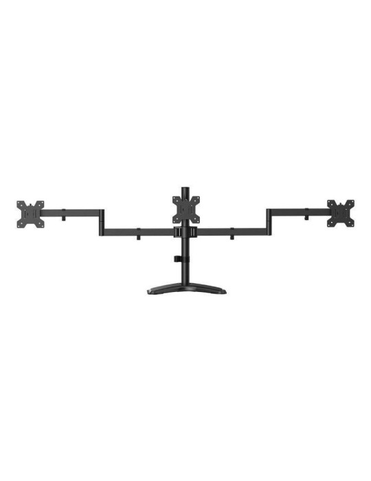 Soporte de Sobremesa para 3 Monitores Aisens DT27TSR-287/ Giratorio/ Inclinable/ hasta 10kg