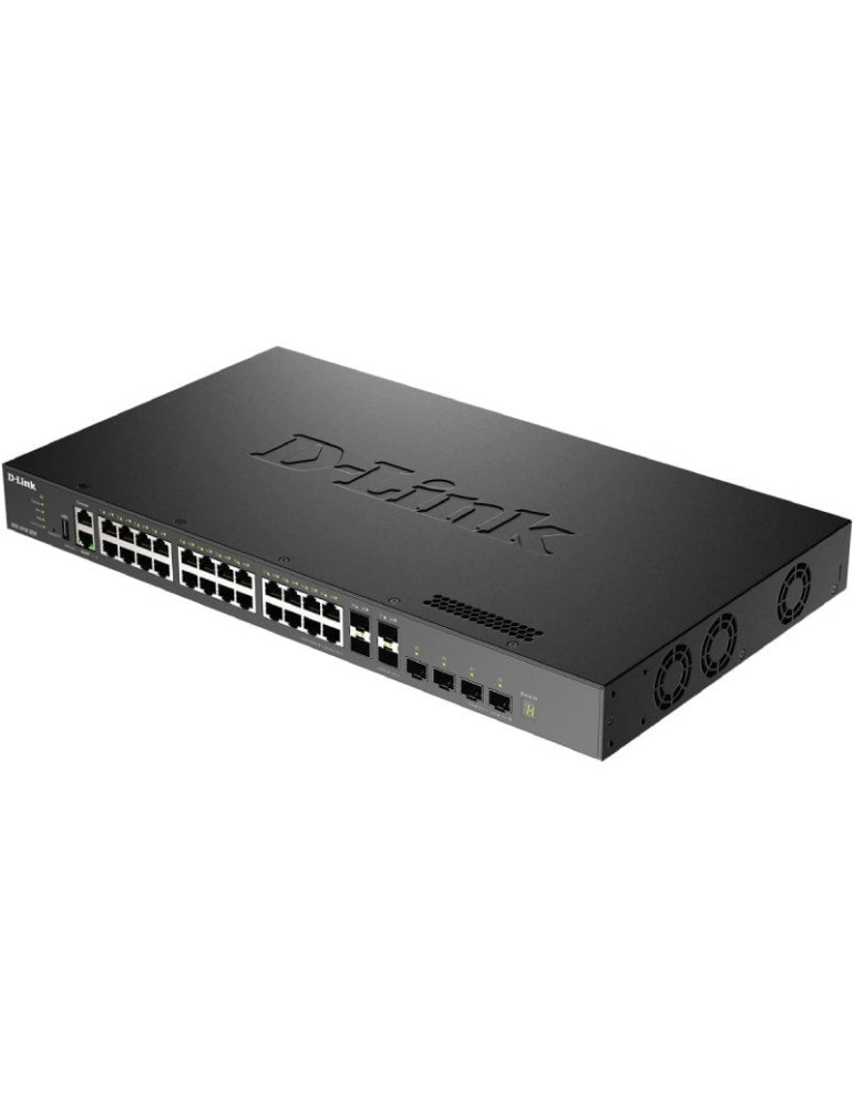 Switch Gestionable D-Link DXS-3410-32XY 24 Puertos/ RJ-45 10Gbps/ SFP/ PoE