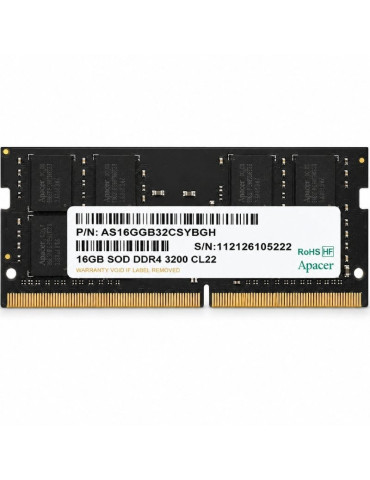 Memoria RAM Apacer ES.16G21.GSH 16GB/ DDR4/ 3200MHz/ 1.2V/ CL22/ SODIMM