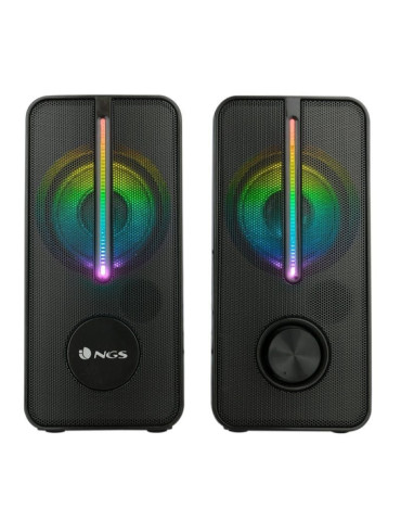 Altavoces NGS GSX-150/ 12W/ 2.0/ Negros 2
