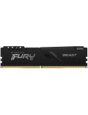 Memoria RAM Kingston FURY Beast RGB 16GB/ DDR4/ 3600MHz/ 1.35V/ CL18/ DIMM