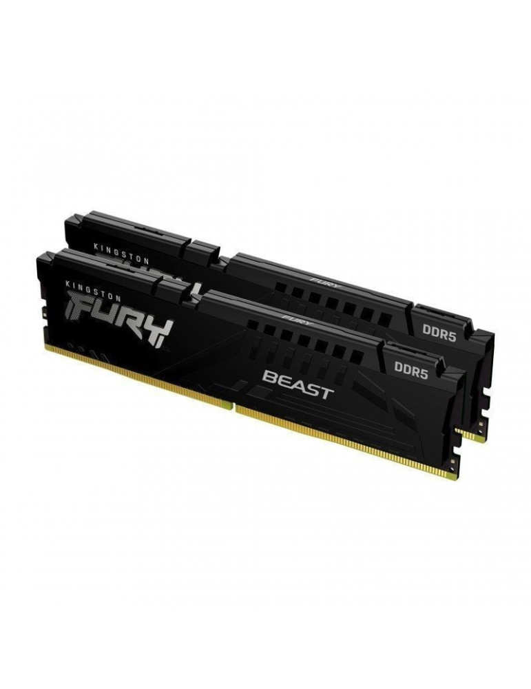Memoria RAM Kingston FURY Beast 2 x 16GB/ DDR5/ 5200MHz/ 1.25V/ CL40/ DIMM