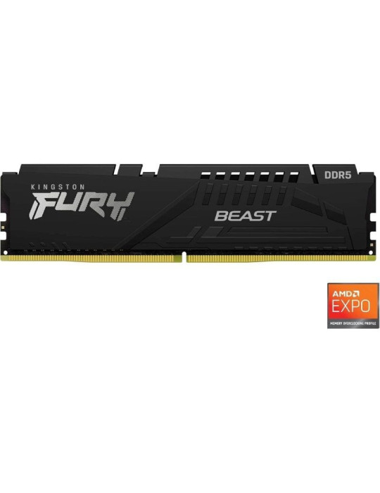 Memoria RAM Kingston FURY Beast 16GB/ DDR5/ 5600MHz/ 1.1V/ CL36/ DIMM
