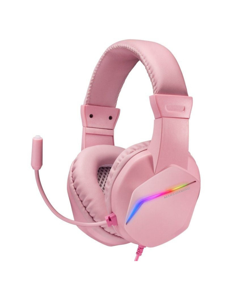 Pack Gaming Mars Gaming MCP-RGB3P/ Teclado RGB + Ratón Óptico + Alfombrilla XXL + Auriculares