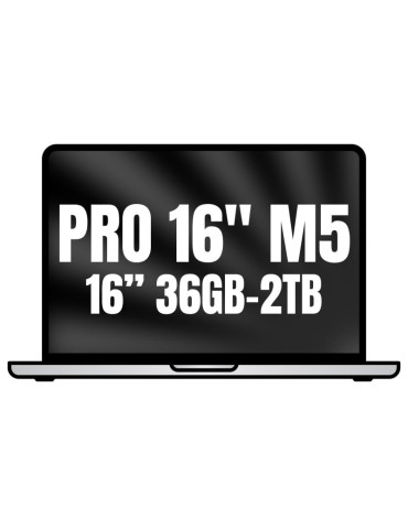 Apple Macbook Pro 16"/ M5 Max 18-Core CPU/ 36GB/ 2TB SSD/ 32-Core GPU/ Plata