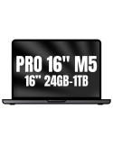 Apple Macbook Pro 16"/ M5 Pro 18-Core CPU/ 24GB/ 1TB SSD/ 20-Core GPU/ Negro Espacial