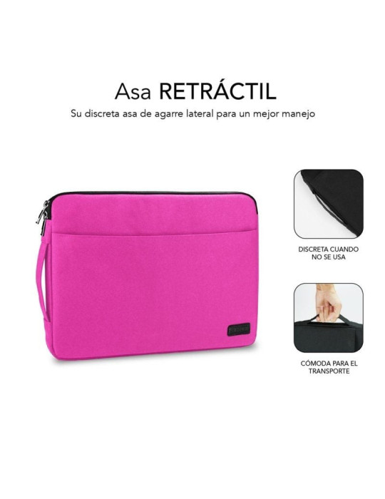 Funda Subblim Urban Laptop Sleeve para Portátiles hasta 14"/ Rosa