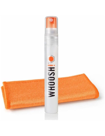 Kit Limpiador de Pantallas de Bolsillo Whoosh Kit Pocket WSH001/ Spray 8ml + Paño Microfibra