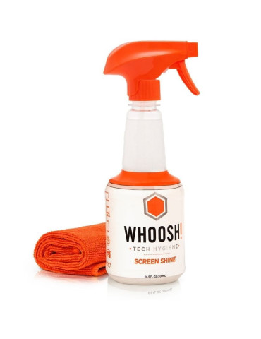 Kit Limpiador de Pantallas Whoosh WSH005/ Spray 500ml + Paño Microfibra 2