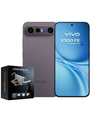Smartphone Vivo X300 FE 12GB/ 512GB/ 6.31"/ 5G/ Negro/ Incluye Extensor Teleobjetivo