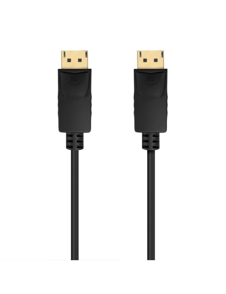 Cable DisplayPort 1.2 CCS 4K Aisens A124-0740/ DisplayPort Macho - DisplayPort Macho/ Hasta 5W/ 2300Mbps/ 2m/ Negro