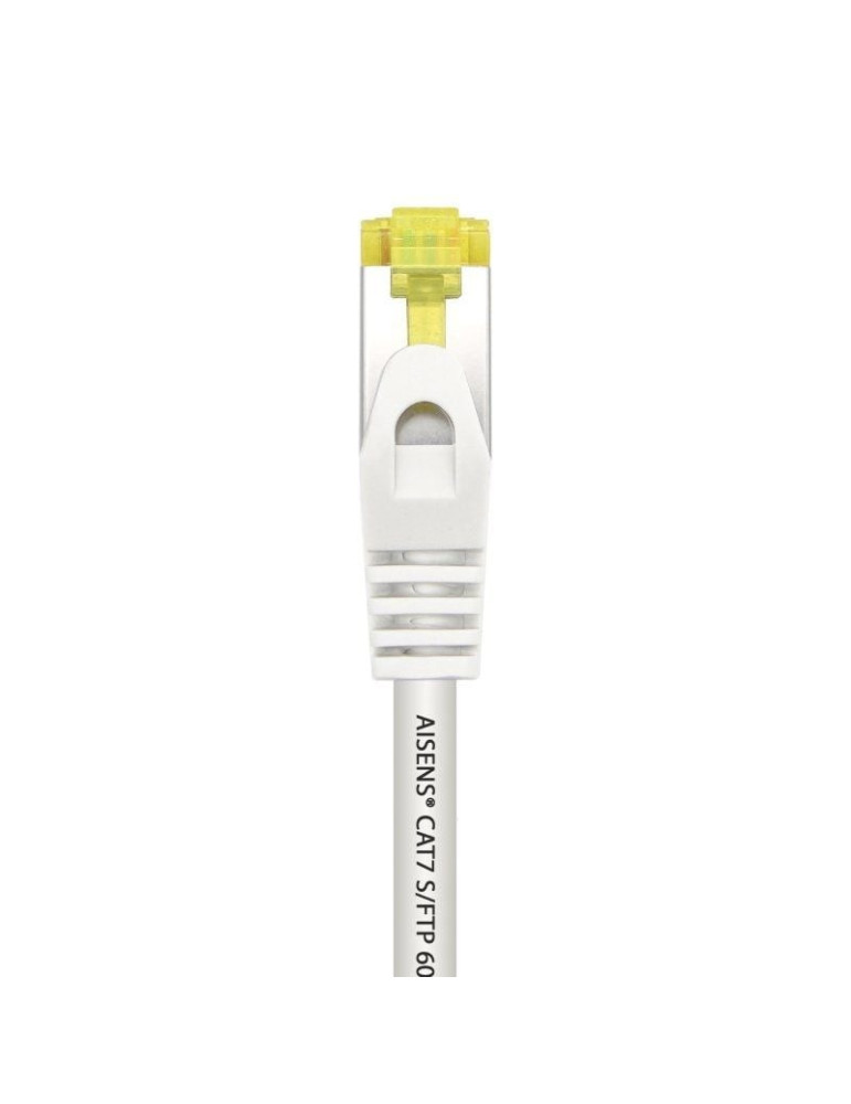 Cable de Red RJ45 SFTP Aisens A146-0489 Cat.7/ 50cm/ Blanco