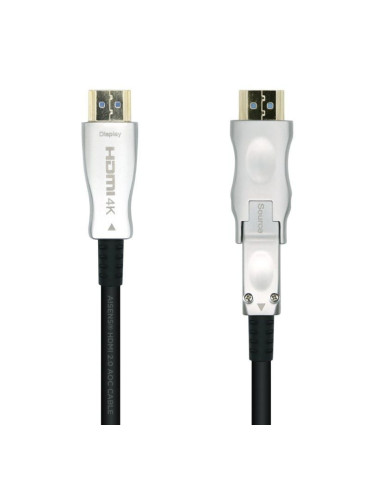 Cable HDMI 2.0 AOC 4K Desmontable Aisens A148-0511/ HDMI Macho / D Macho - HDMI Macho/ 20m/ Negro 2