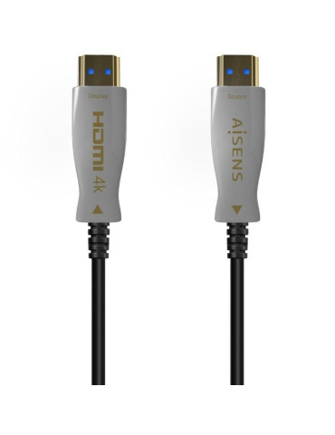 Cable HDMI 2.0 AOC 4K Aisens A148-0698/ HDMI Macho - HDMI Macho/ 100m/ Negro
