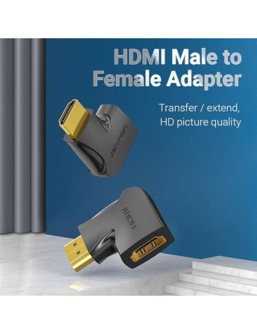 Adaptador HDMI 4K 270  Vention AIQB0/ HDMI Macho - HDMI Hembra 2