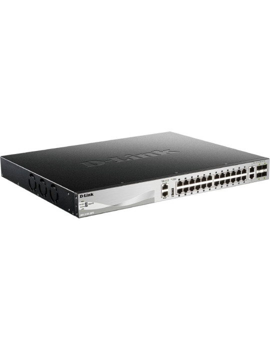 Switch Gestionable D-Link DGS-3130-30PS/E 26 Puertos/ RJ-45 10/100/1000/ SFP