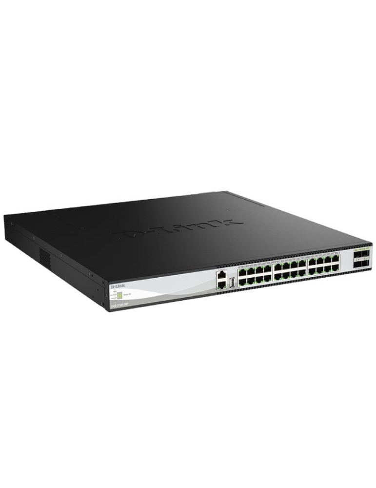 Switch Gestionable D-Link DXS-3130-28P/E 24 Puertos/ RJ-45 10/100/1000/ SFP/ PoE