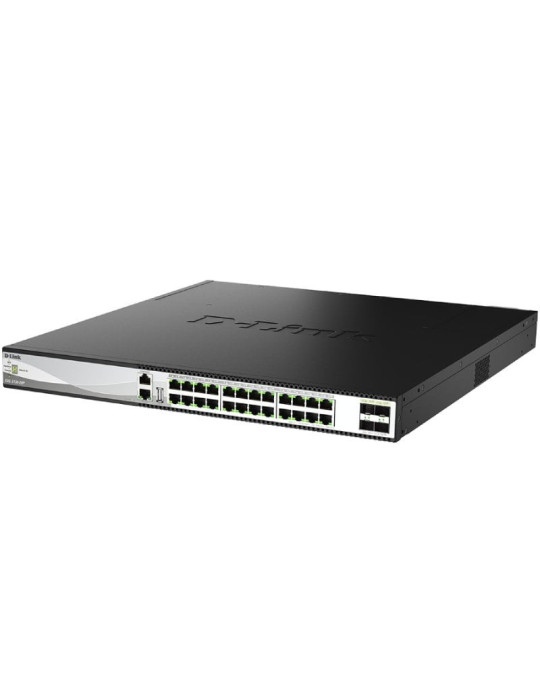 Switch Gestionable D-Link DXS-3130-28P/E 24 Puertos/ RJ-45 10/100/1000/ SFP/ PoE