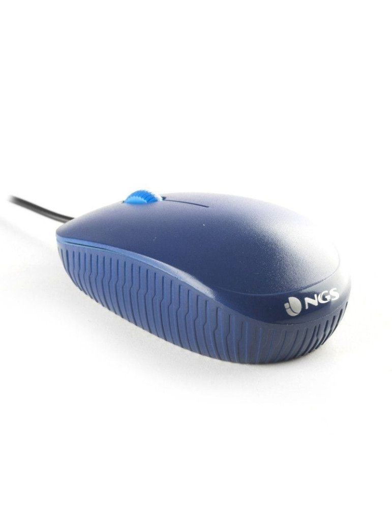 Ratón NGS Flame/ Hasta 1000 DPI/ Azul
