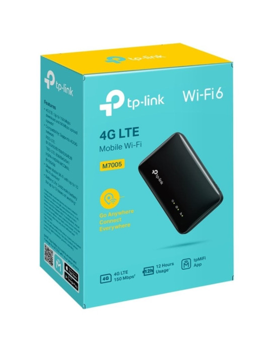 Router de Viaje Inalámbrico 4G TP-Link M7005/ WiFi 6/ 287Mbps/ 2.4GHz/ 1 Antena/ WiFi 802.11b/g/n/ax