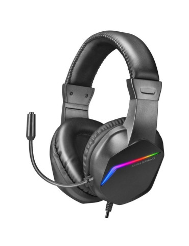 Pack Gaming Mars Gaming MCP-RGB3/ Teclado RGB + Ratón Óptico + Alfombrilla XXL + Auriculares 2