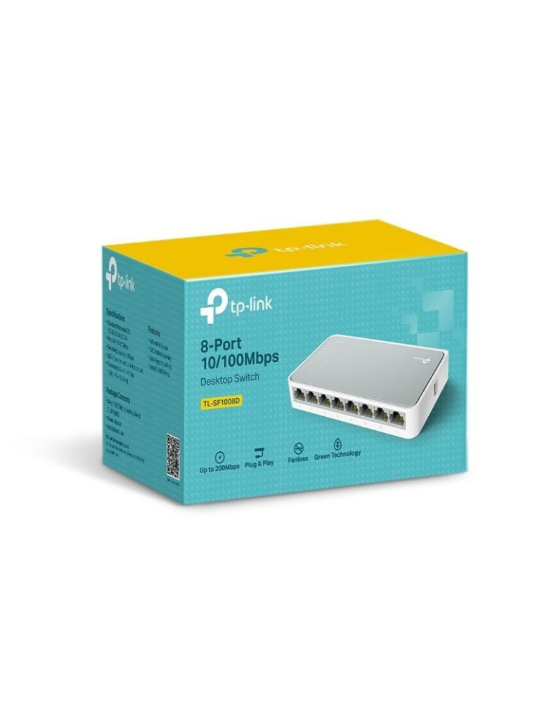 Switch TP-Link TL-SF1008D 8 Puertos/ RJ-45 10/100