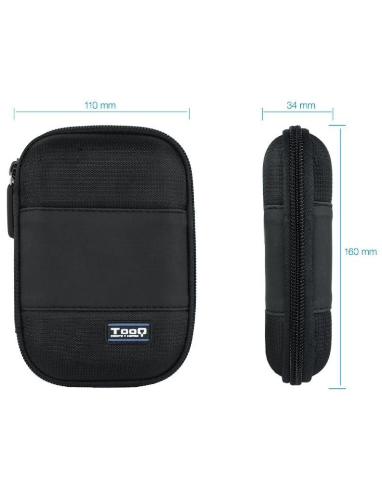 Funda para Disco Externo de 2.5" TooQ TQBC-E2501/ Negro