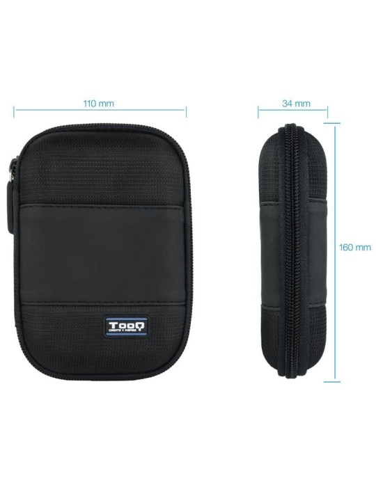Funda para Disco Externo de 2.5" TooQ TQBC-E2501/ Negro