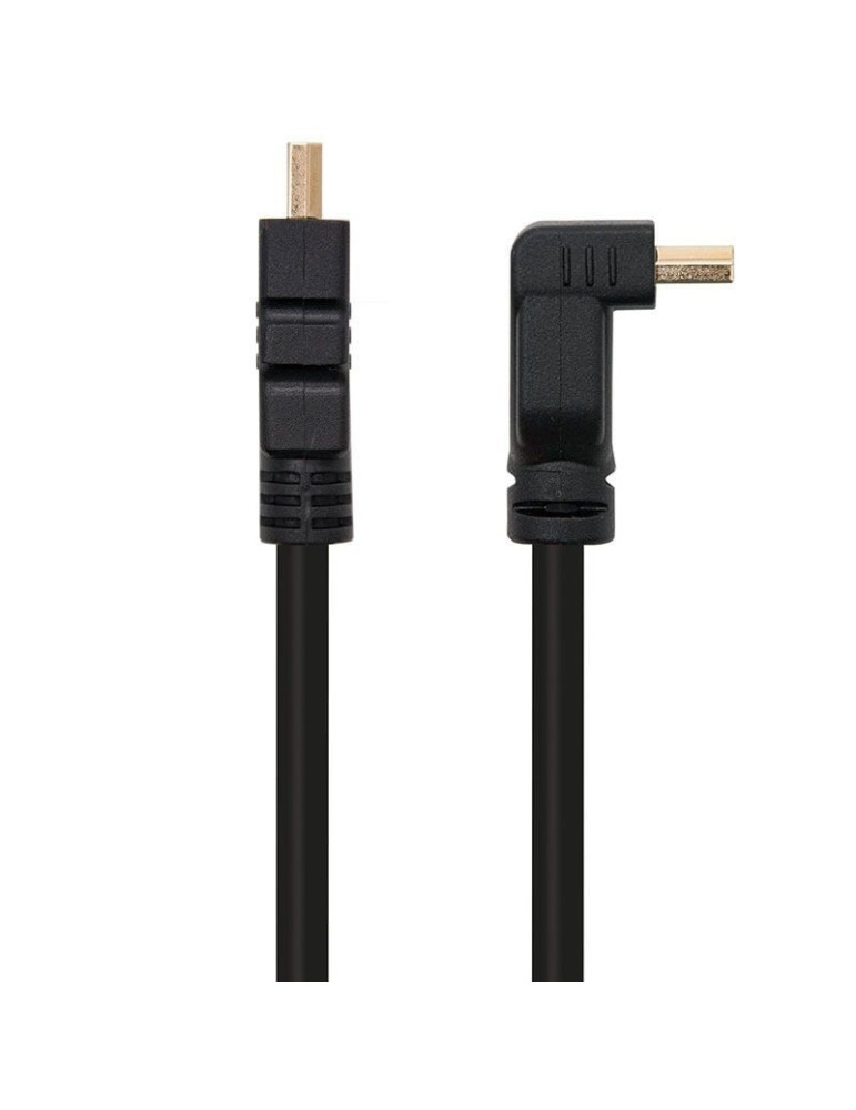 Cable HDMI 1.4 Nanocable 10.15.3002/ HDMI Macho - HDMI Macho/ 1.8m/ Negro