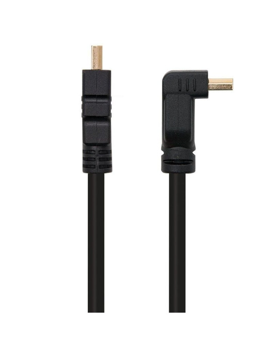 Cable HDMI 1.4 Nanocable 10.15.3002/ HDMI Macho - HDMI Macho/ 1.8m/ Negro