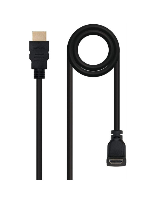 Cable HDMI 1.4 Nanocable 10.15.3002/ HDMI Macho - HDMI Macho/ 1.8m/ Negro