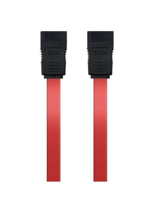 Cable Sata Nanocable 10.18.0101/ SATA Hembra - SATA Hembra/ 50cm/ Rojo